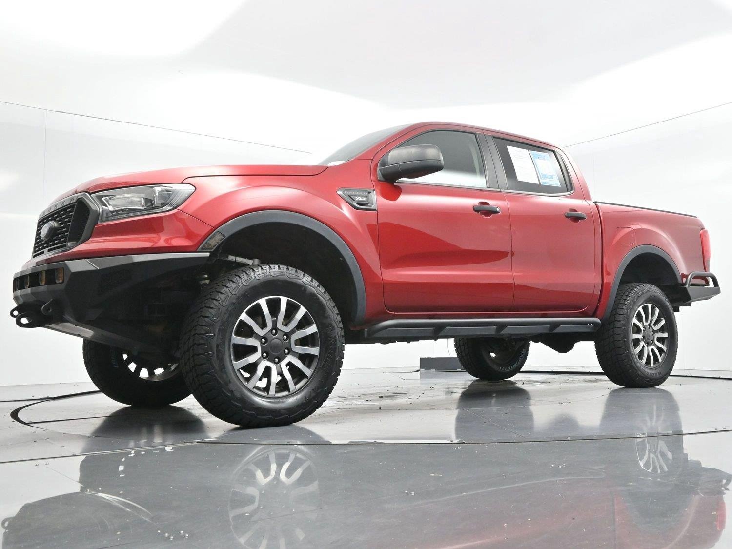 Used 2021 Rapid Red Metallic Tinted Clearcoat Ford XLT image 47