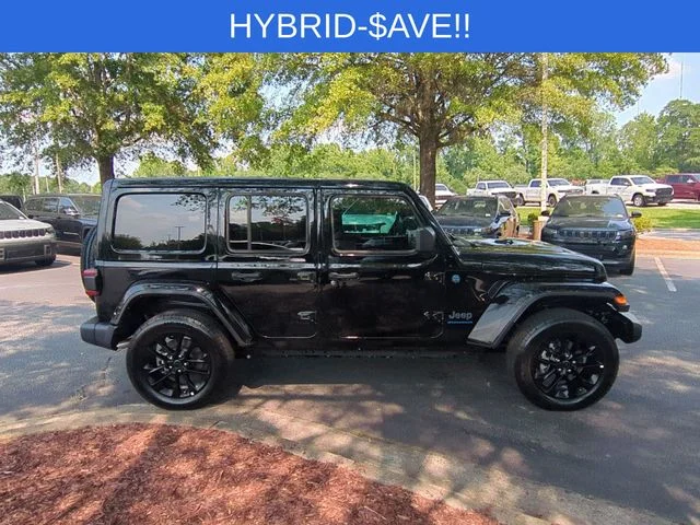 Used 2025 Black Jeep Sahara 4xe image 6