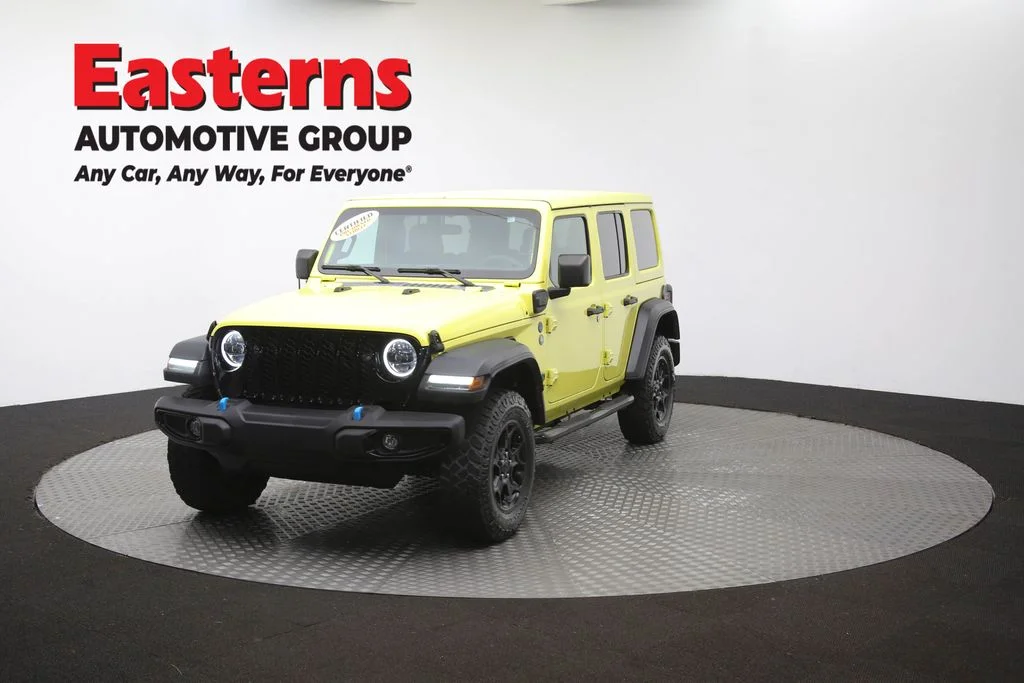 Used 2023 Yellow Jeep Willys 4xe image 54