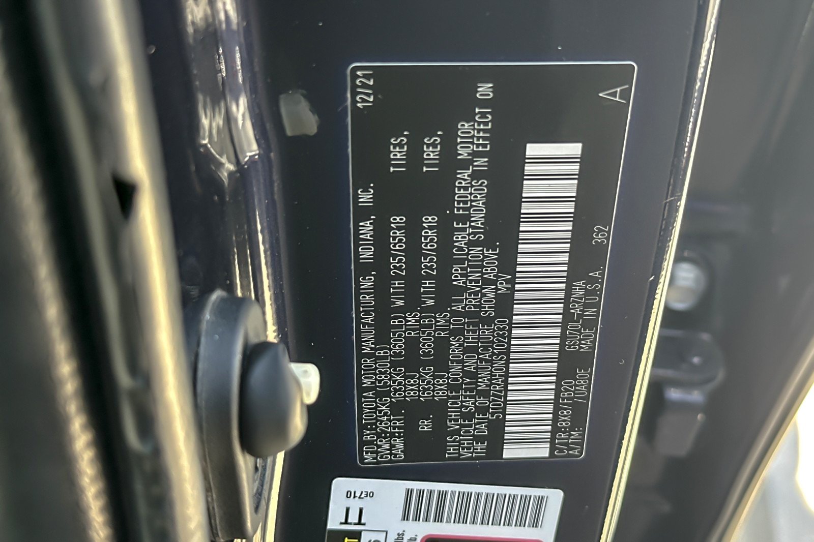 Used 2022 Blueprint Toyota LE image 28