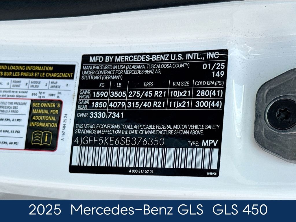 Used 2025  Mercedes-Benz GLS 450 image 21