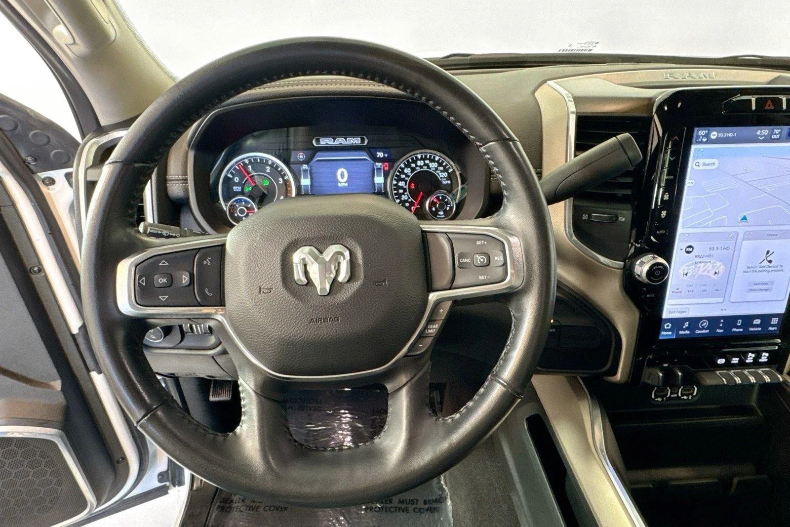 Used 2024 Bright White Clearcoat Ram Laramie image 10
