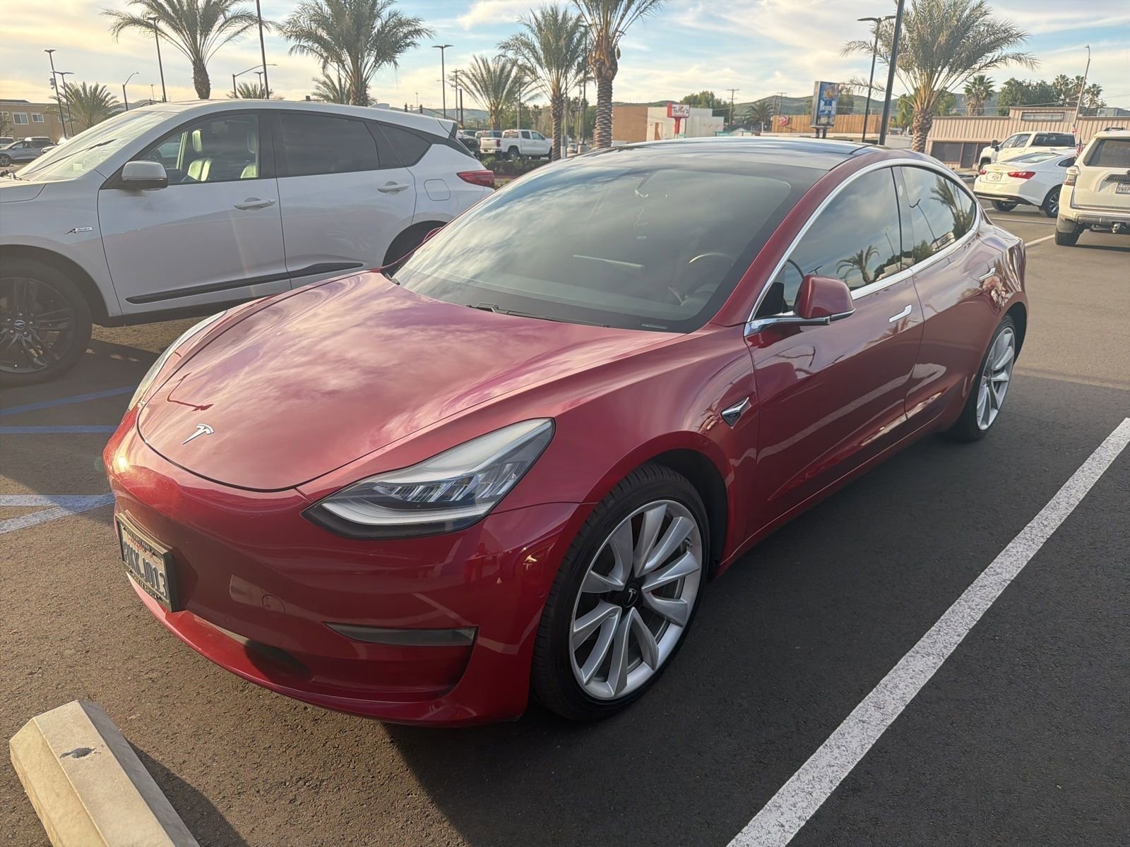 Used 2019 Tesla Model 3 Base with VIN 5YJ3E1EA2KF402080 for sale in Santee, CA