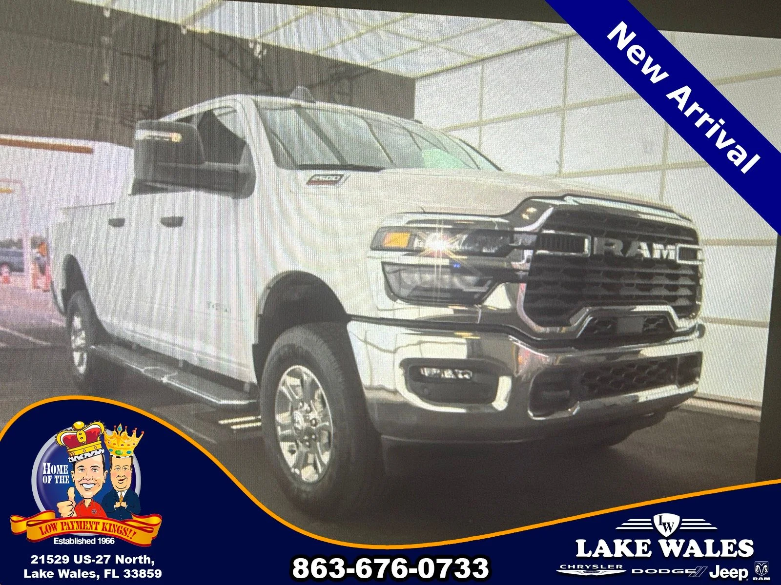 Certified Used 2025 White Ram Big Horn image 1