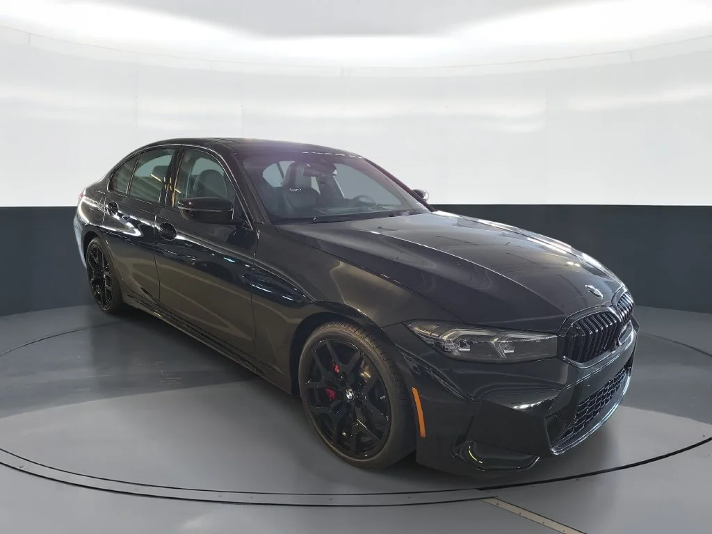 New 2026 Black Sapphire Metallic BMW 330i image 2
