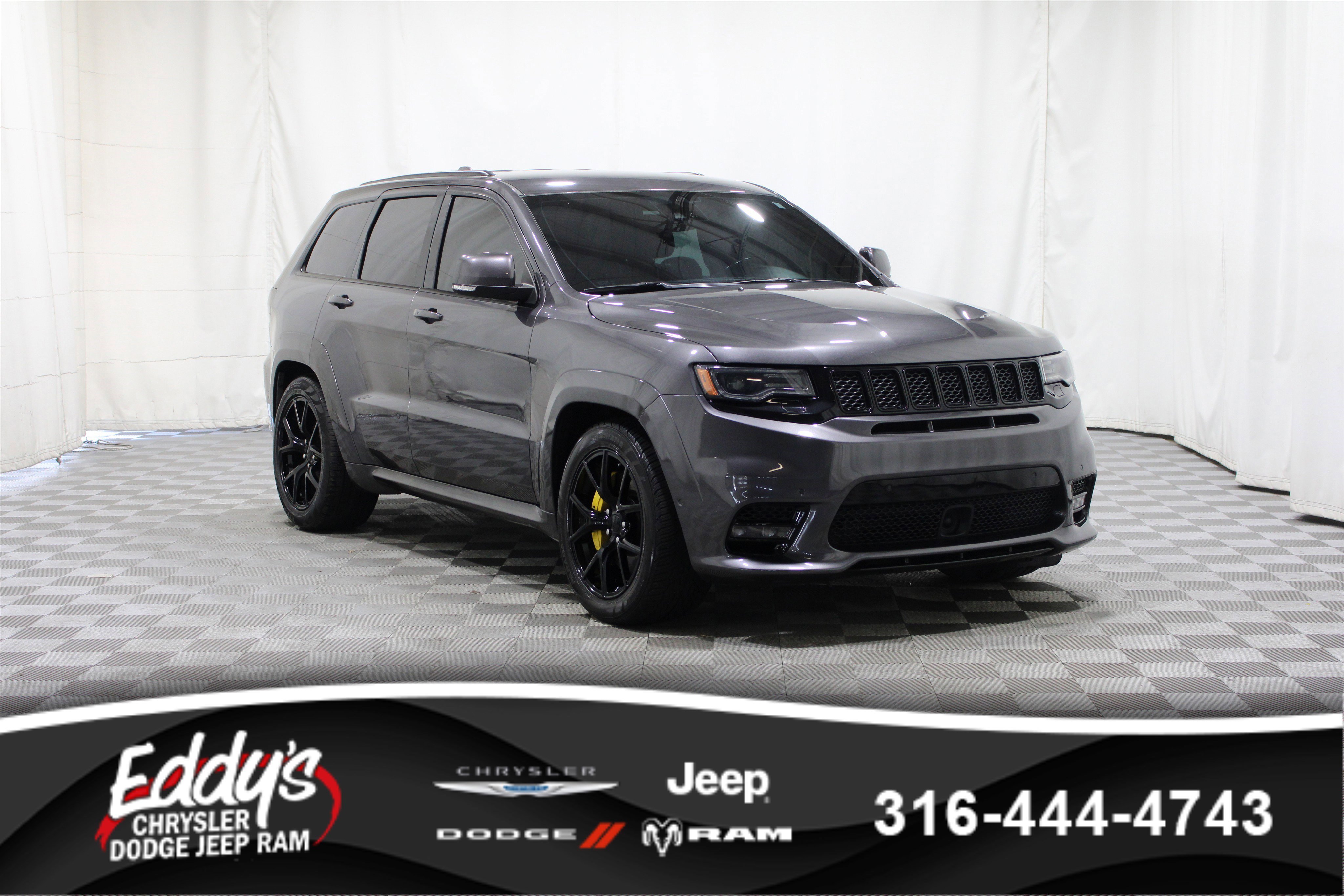 Used 2017 Granite Crystal Metallic Clearcoat Jeep SRT image 1