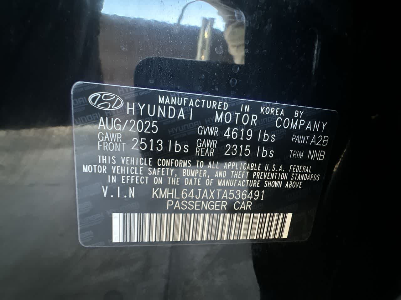 Certified Used 2026 Abyss Black Hyundai SEL Sport image 29