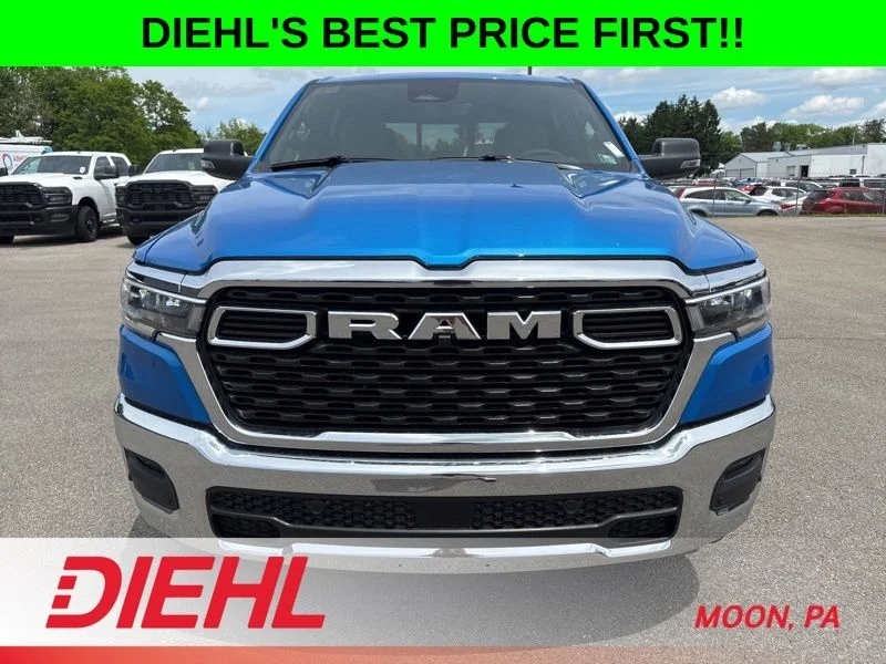 New 2026 Hydro Blue Pearl-Coat Exterior Paint RAM Big Horn/Lone Star image 8