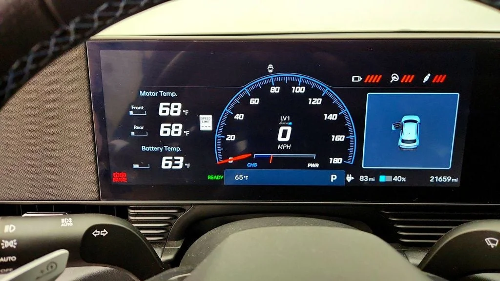 Used 2025 Performance Blue Matte Hyundai AWD image 14