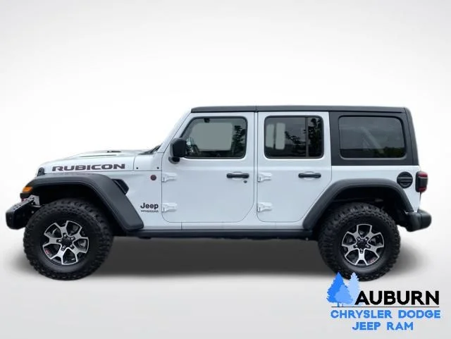 Used 2021 White Jeep Unlimited Rubicon image 4