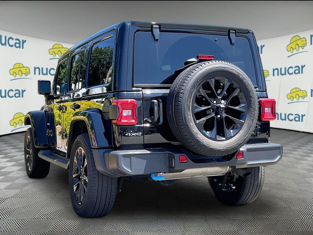 Used 2023 Black Jeep Sahara 4xe image 4