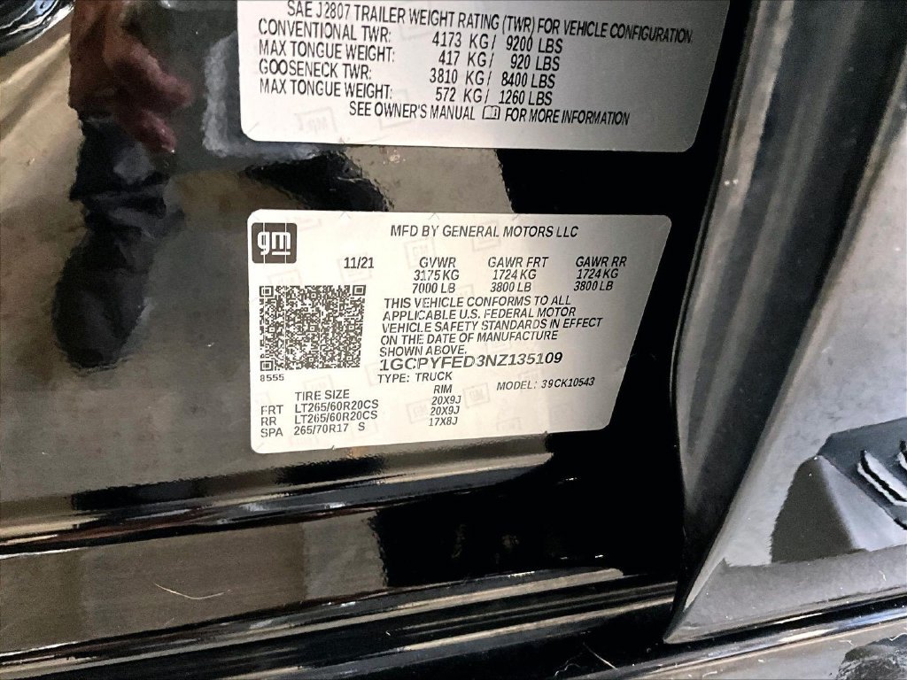 Used 2022 Black Chevrolet LT Trail Boss image 37