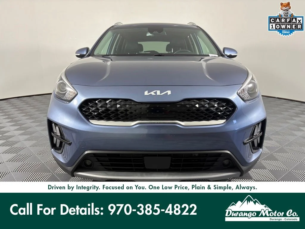 Certified Used 2022 Blue Kia EX image 3