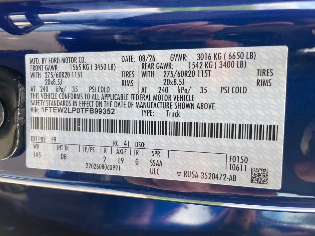 New 2026 Argon Blue Metallic Ford STX® image 34