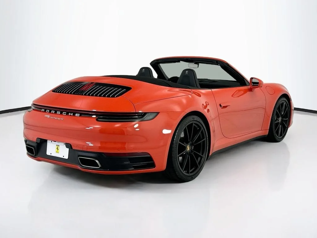 Used 2021 Lava Orange Porsche Carrera image 5