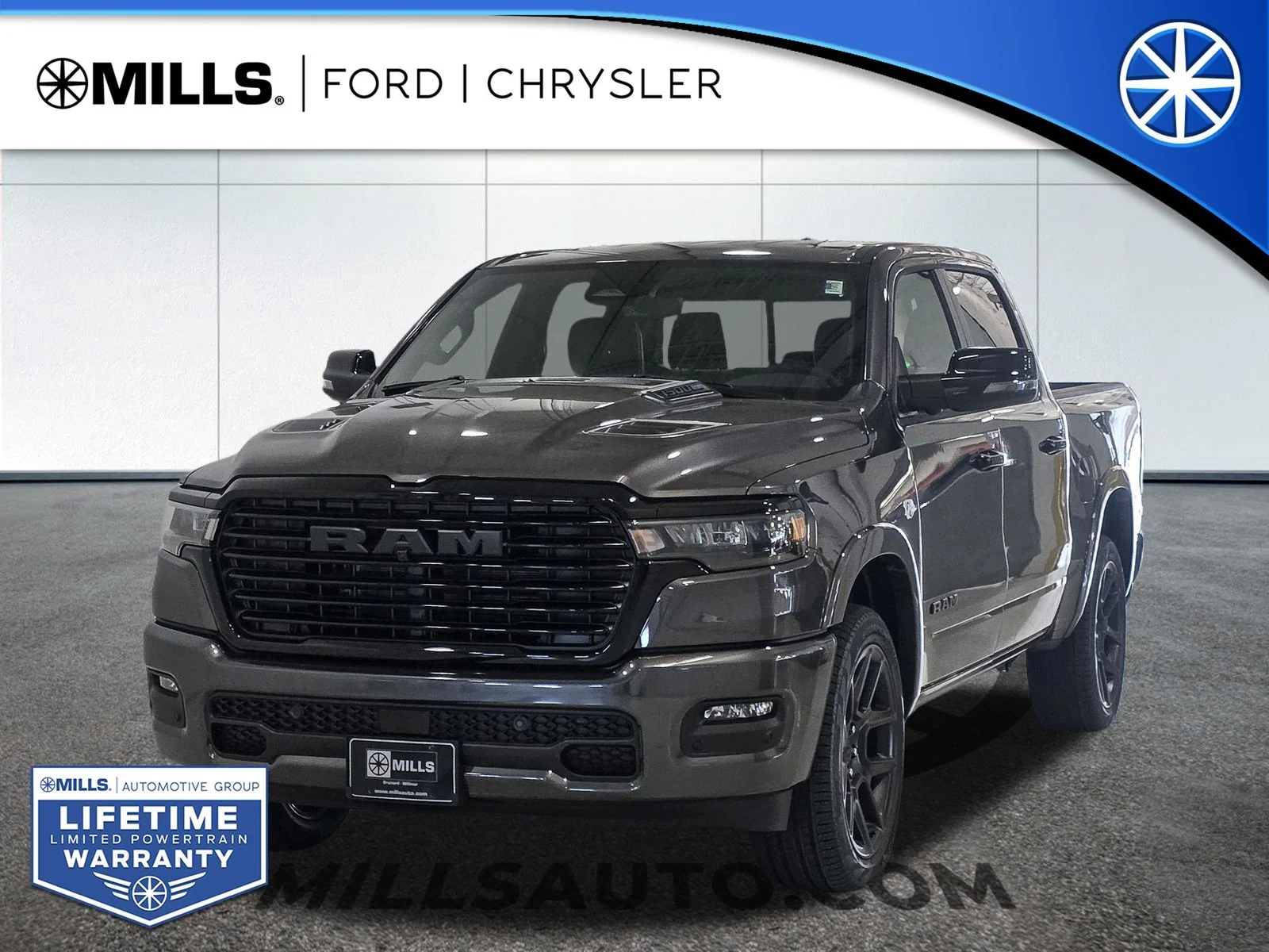 New 2026 Granite Crystal Metallic Clear-Coat Exterior Paint RAM Laramie image 1