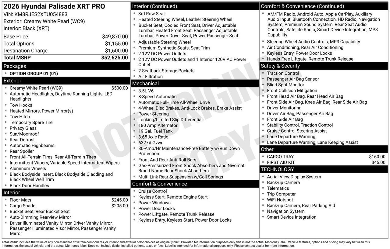 New 2026 Creamy White Pearl Hyundai XRT Pro image 4