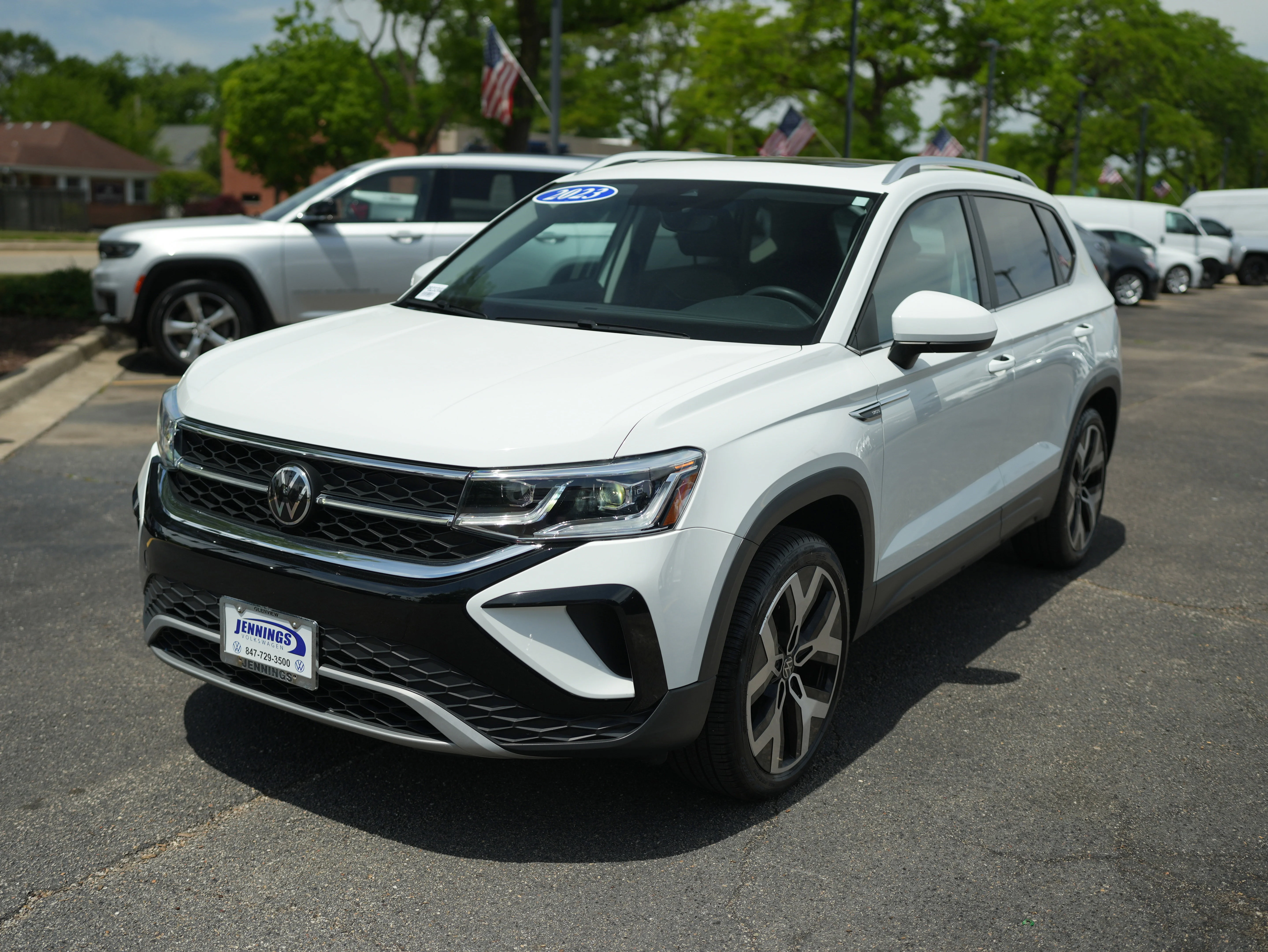 Certified Used 2023 White Volkswagen SEL image 4