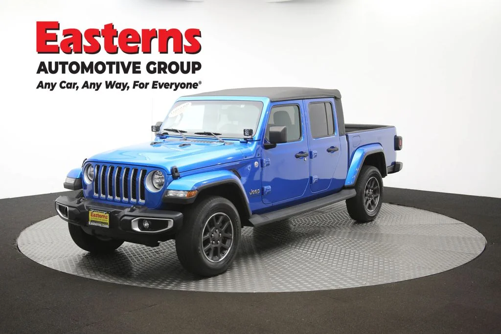 Used 2021 Blue Jeep Overland image 35