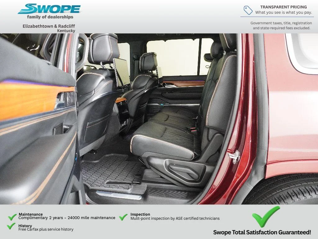 Used 2024 Velvet Red Pearlcoat Jeep Series III image 12