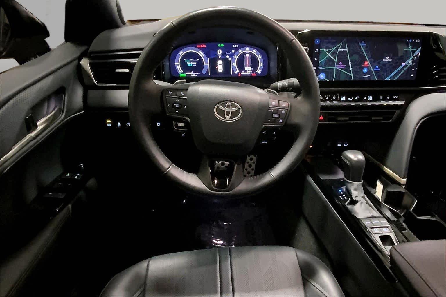 Used 2025 Midnight Black Metallic Toyota XSE image 6