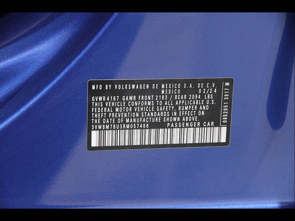 Certified Used 2024 Black Volkswagen Sport 4dr Sedan 8A image 21