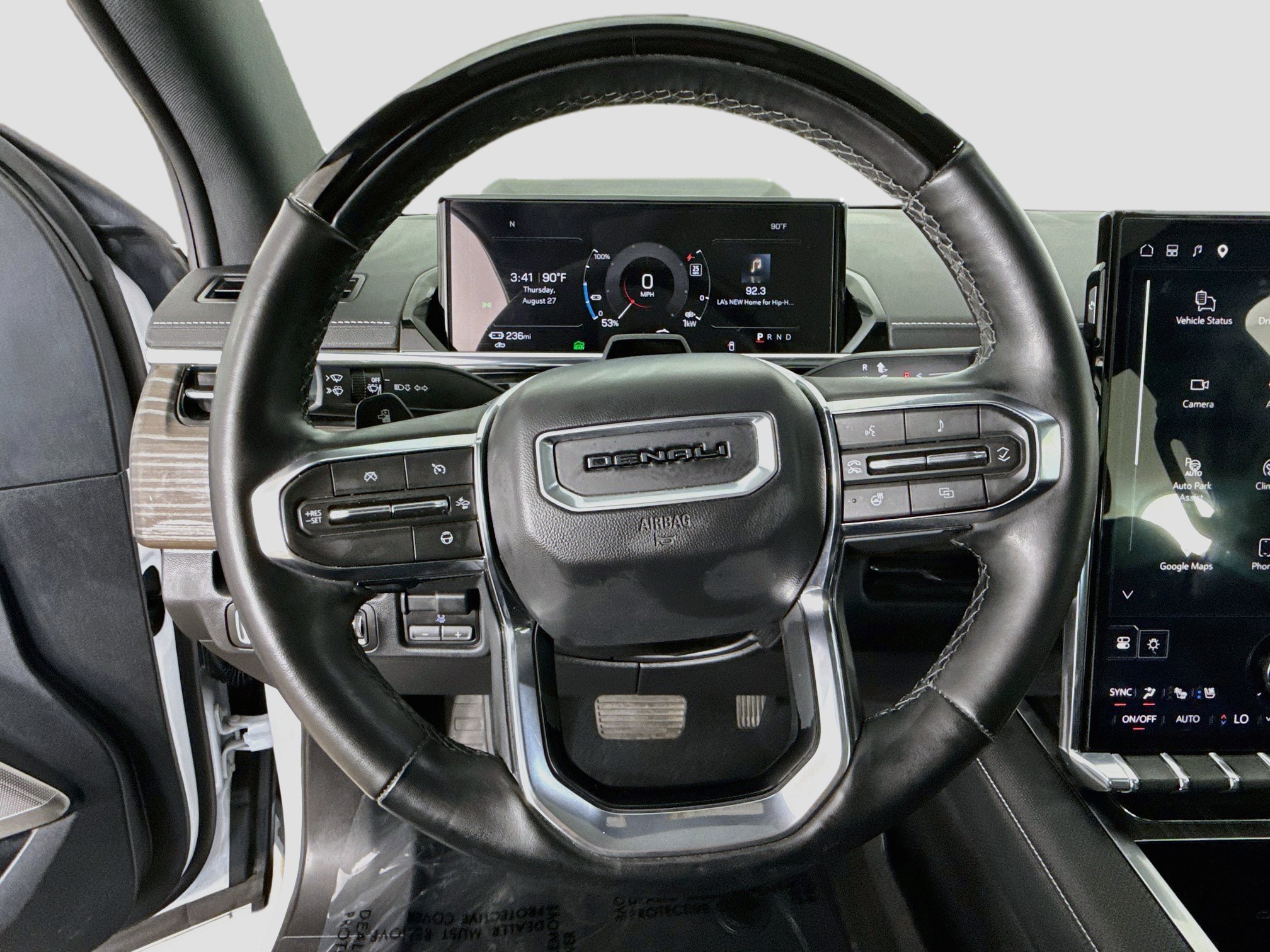 Used 2025 Summit White GMC Max Range Denali image 13