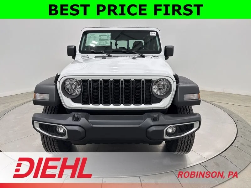New 2026 Bright White Clear-Coat Exterior Paint Jeep Sport image 2