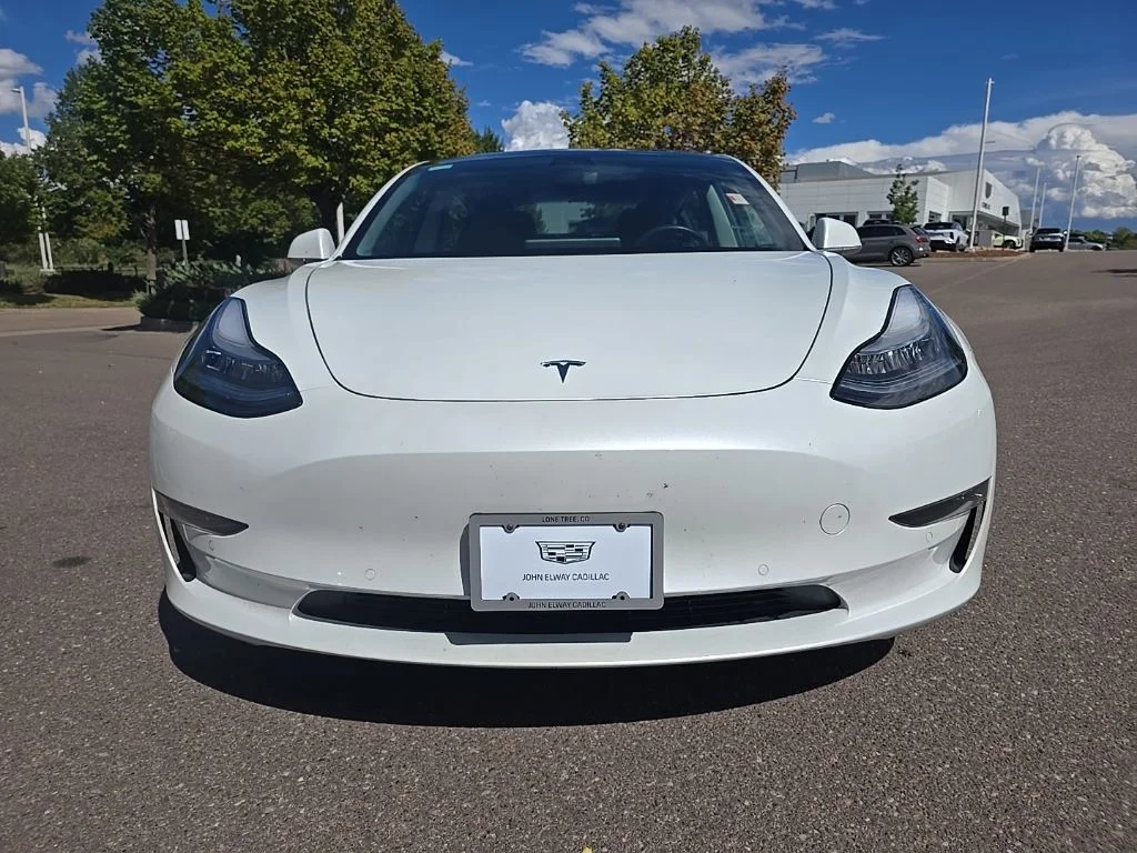 Used 2020 Pearl White Multi-Coat Tesla Long Range image 8