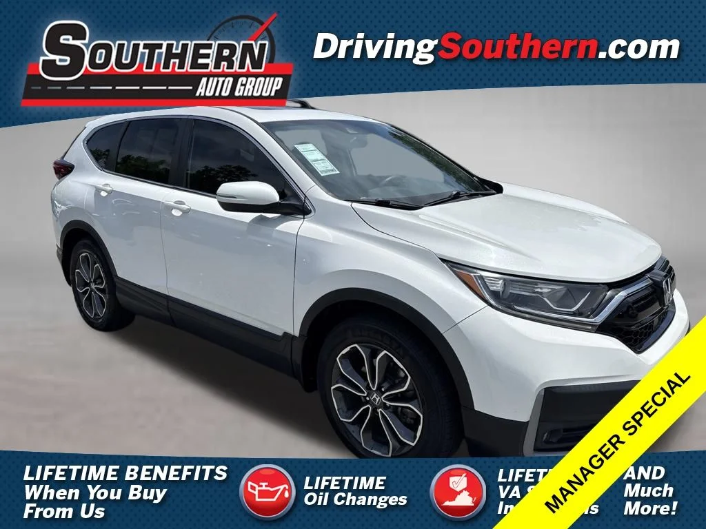 Used 2021 White Honda EX image 1