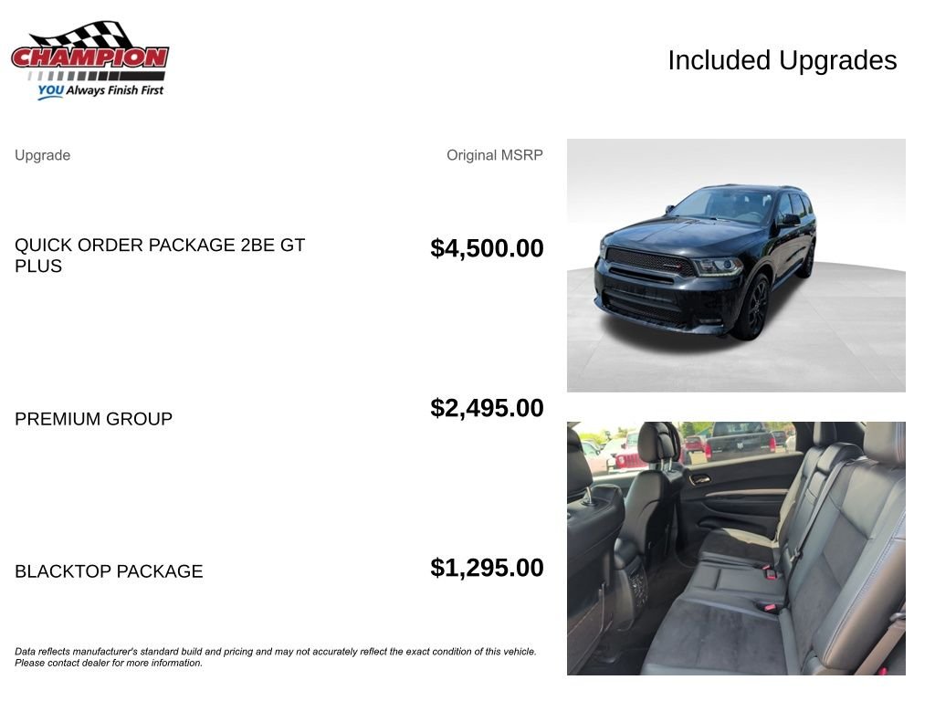 Used 2020 Black Clearcoat Dodge GT Plus image 7