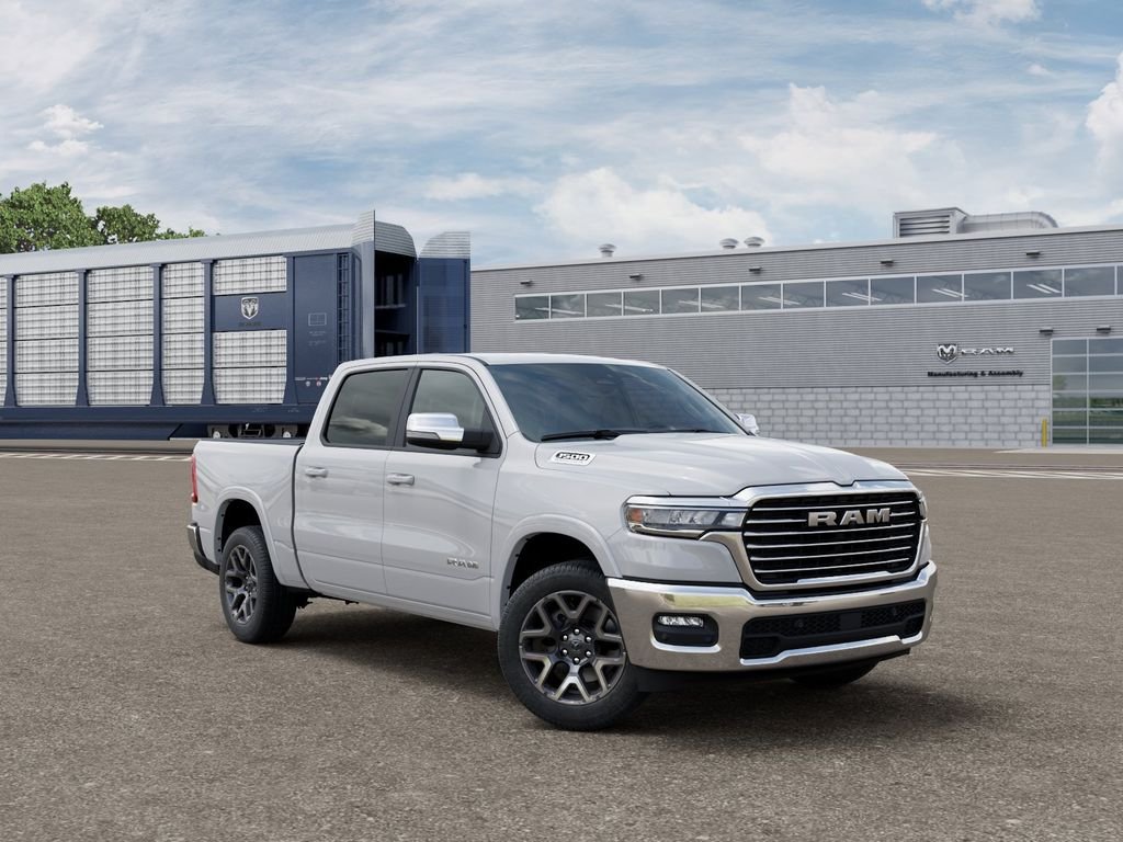 New 2026 Bright White Clear-Coat Exterior Paint RAM Laramie image 5