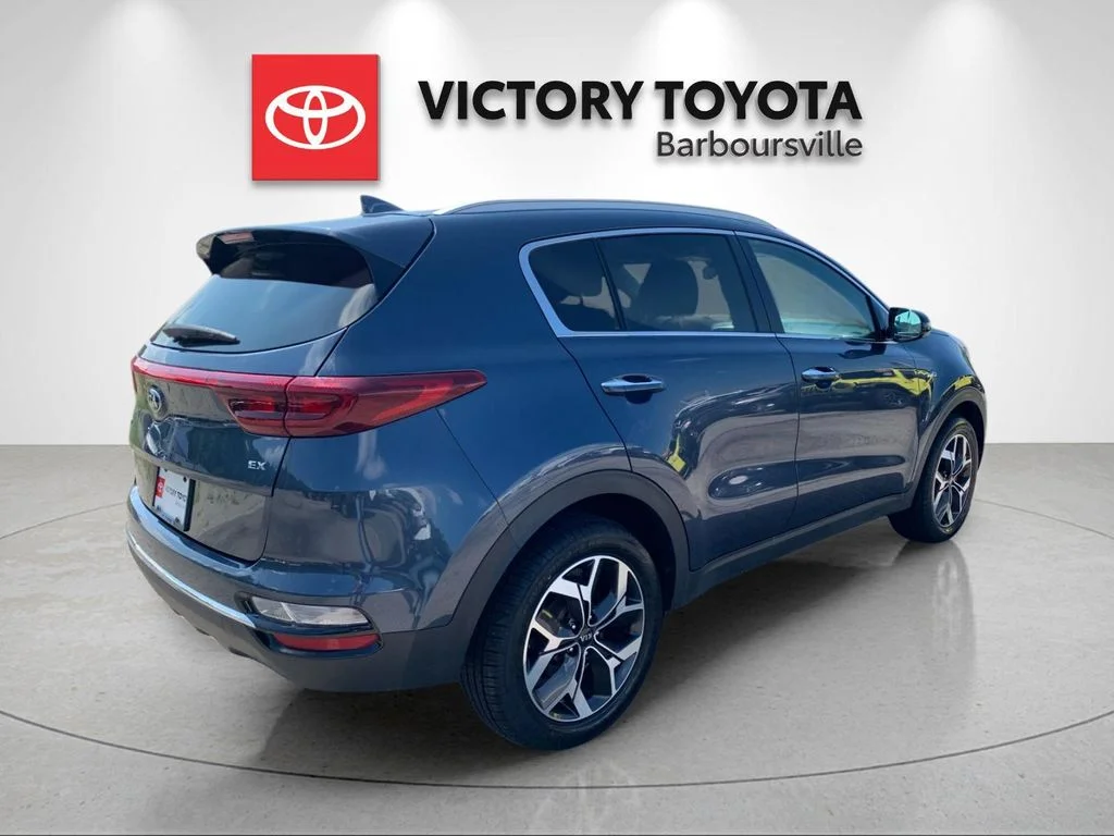 Used 2021 Blue Kia EX image 7