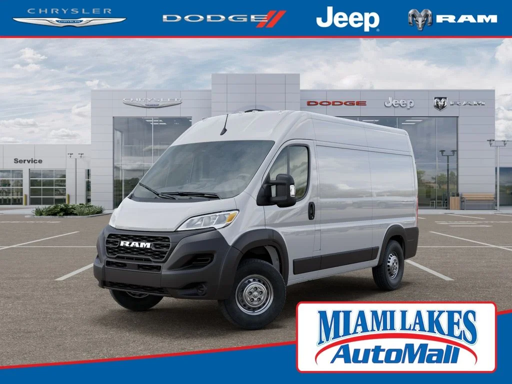 New 2026 Bright White Clearcoat RAM High Roof image 1