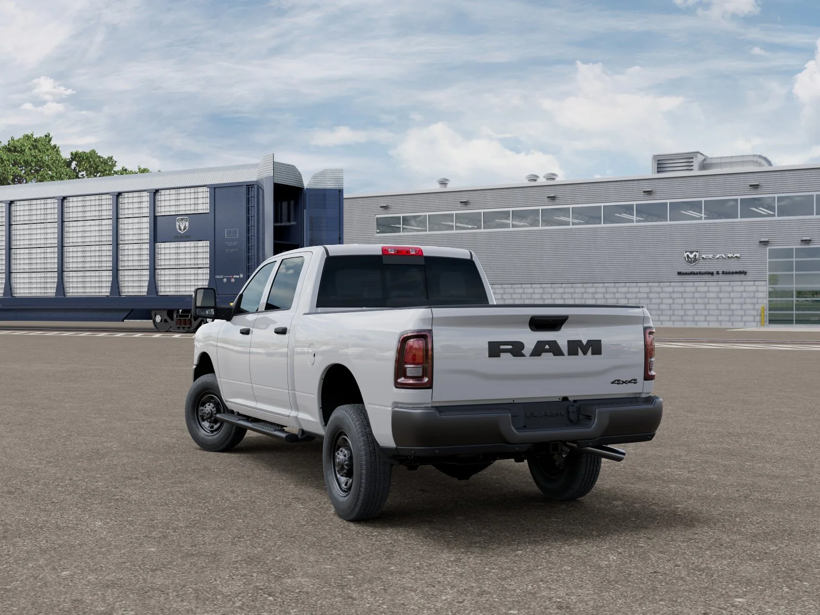 New 2026 Bright White Clear-Coat Exterior Paint RAM Tradesman image 29