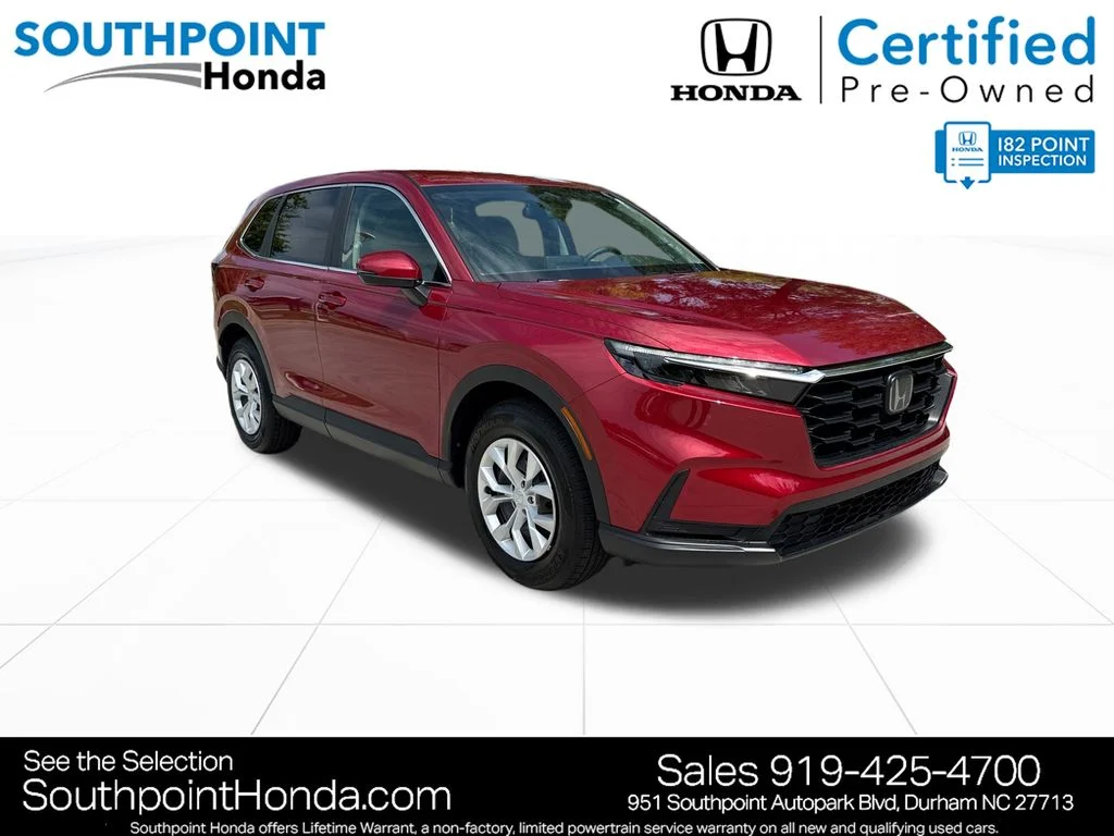 Certified Used 2026 Radiant Red Metallic Honda AWD LX image 1