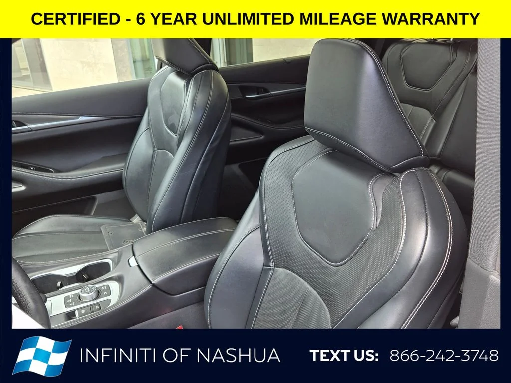 Certified Used 2023 White INFINITI LUXE image 9