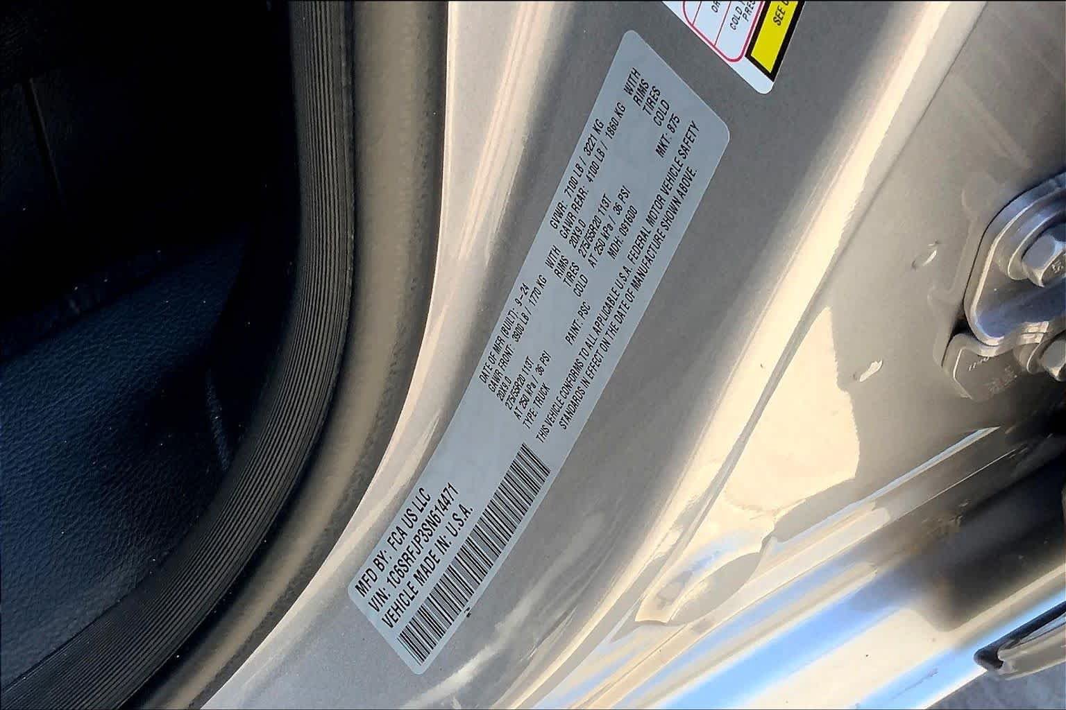 Used 2025 Billet Silver Metallic Clearcoat Ram Laramie image 34
