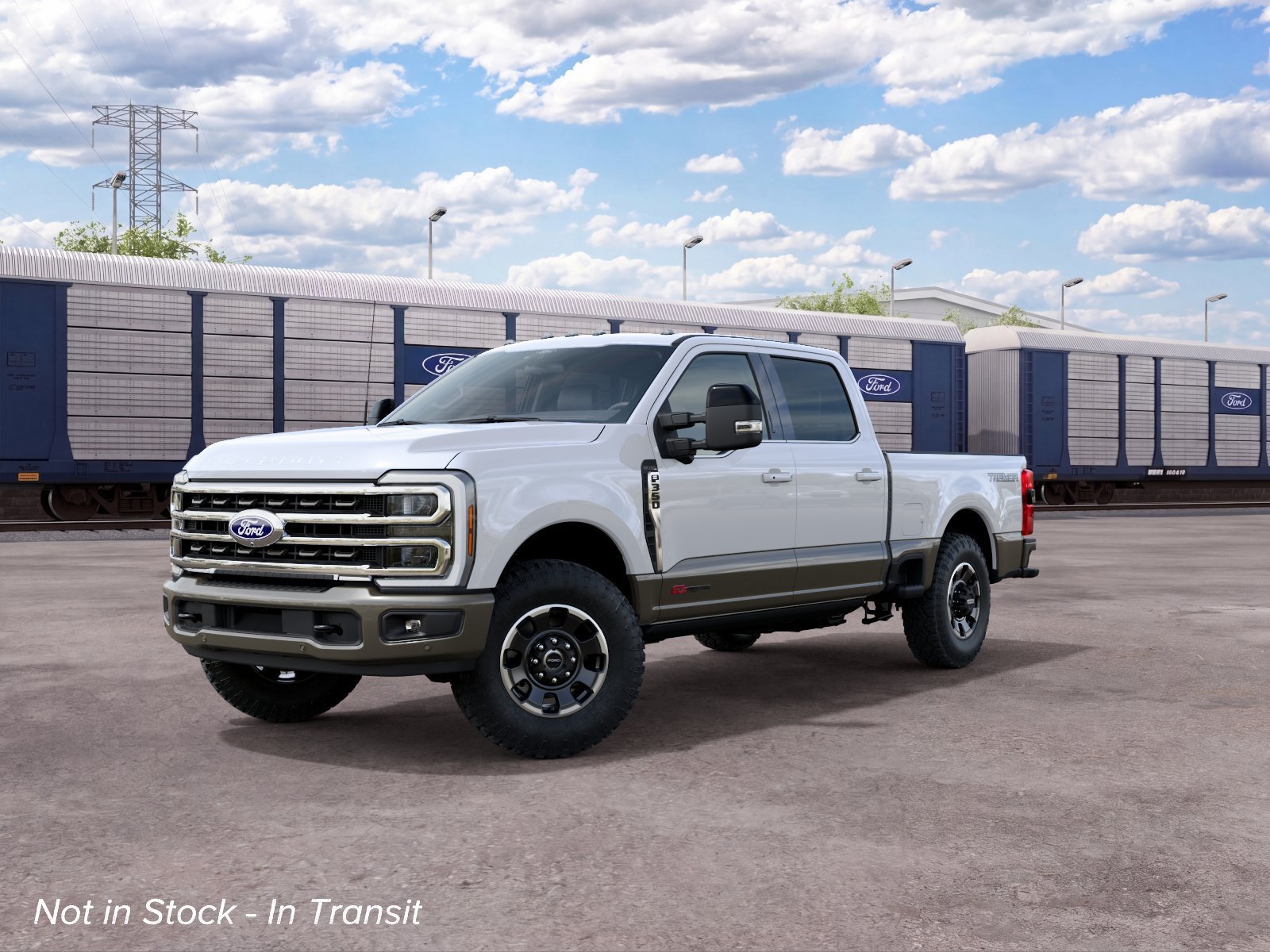 New 2027 Star White Metallic Tri-Coat Ford King Ranch image 3