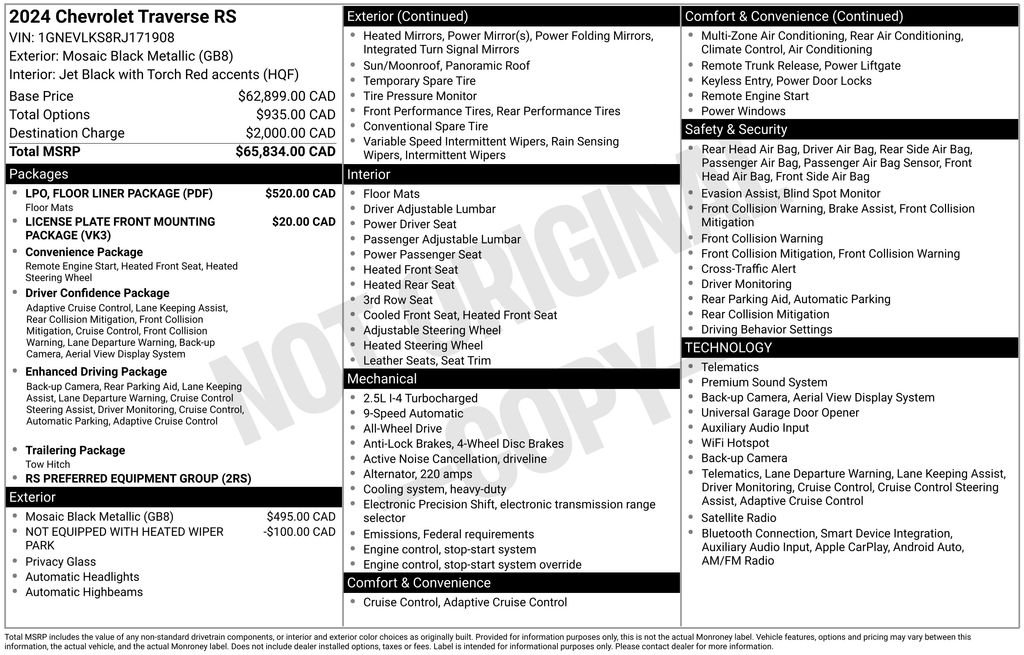 Used 2024 Black Chevrolet RS image 27