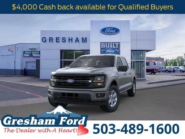 New 2026 Carbonized Gray Metallic Ford XLT image 2