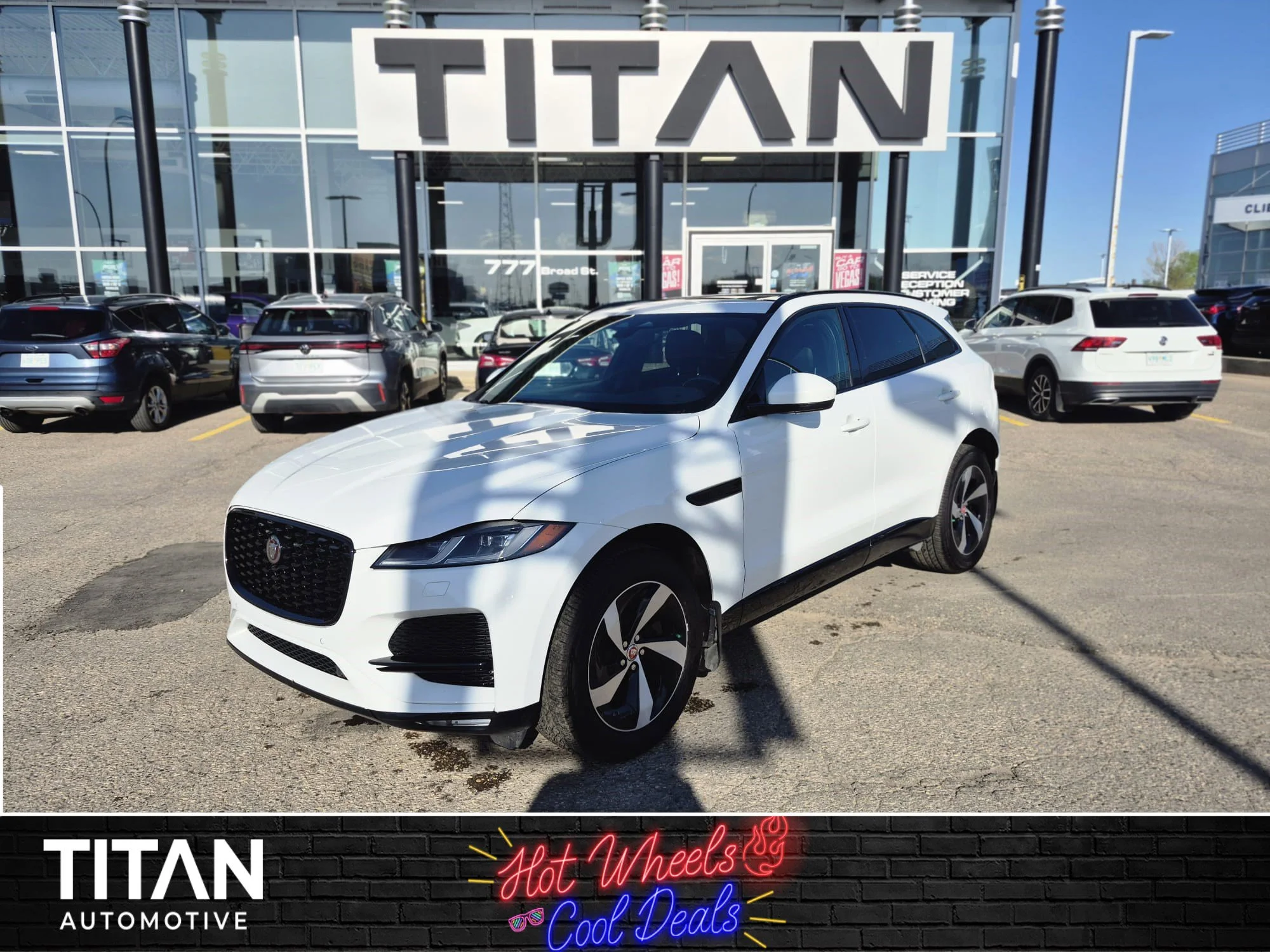 Used 2022 Fuji White Jaguar P250 S AWD*Nav | Htd Leather | Pano Roof | Htd Wheel | Blind Spot Detect | Meridian Audio | CarPlay image 1