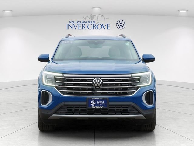 Certified 2025 Volkswagen Atlas SE w/Tech with VIN 1V2KR2CA6SC504244 for sale in Inver Grove Heights, Minnesota