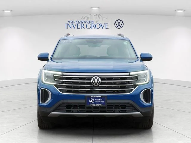 Certified 2025 Volkswagen Atlas SE w/Tech with VIN 1V2KR2CA6SC504244 for sale in Inver Grove Heights, Minnesota
