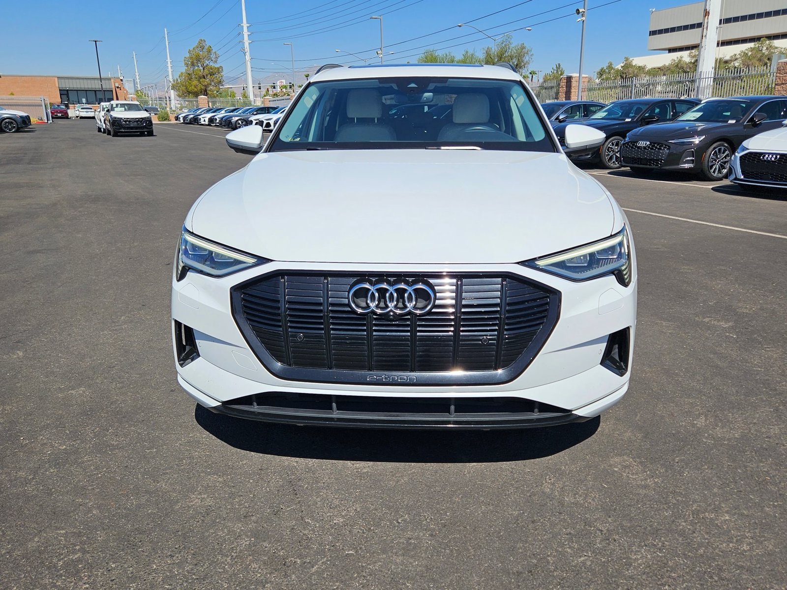 Used 2023 Glacier White Metallic Audi Premium Plus image 2