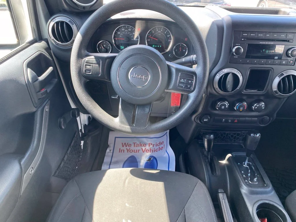 Used 2017 White Jeep Unlimited Sport image 8