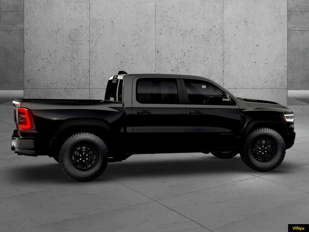 New 2026 Diamond Black Crystal Pearl-Coat Exterior Paint RAM RHO image 14