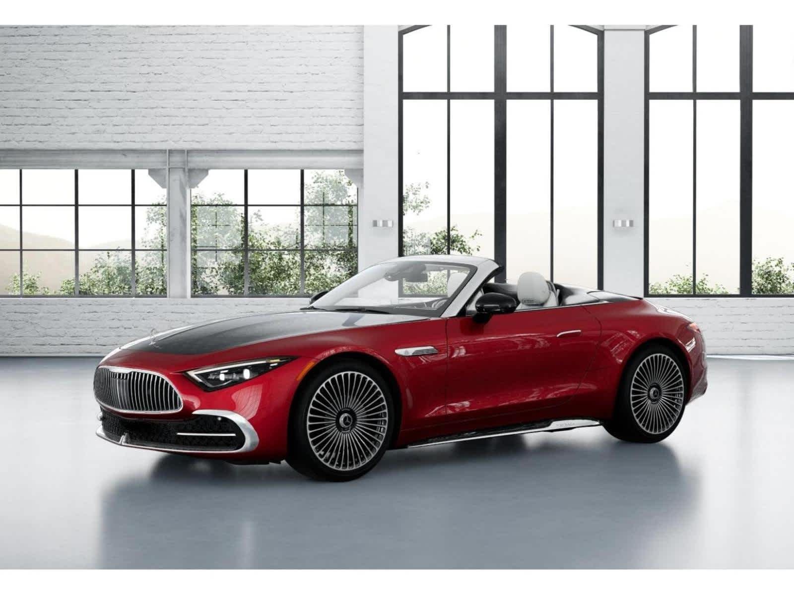 New 2026 MANUFAKTUR garnet red metallic (Red Ambiance) Mercedes-Benz Maybach SL 680 Monogram Series image 37