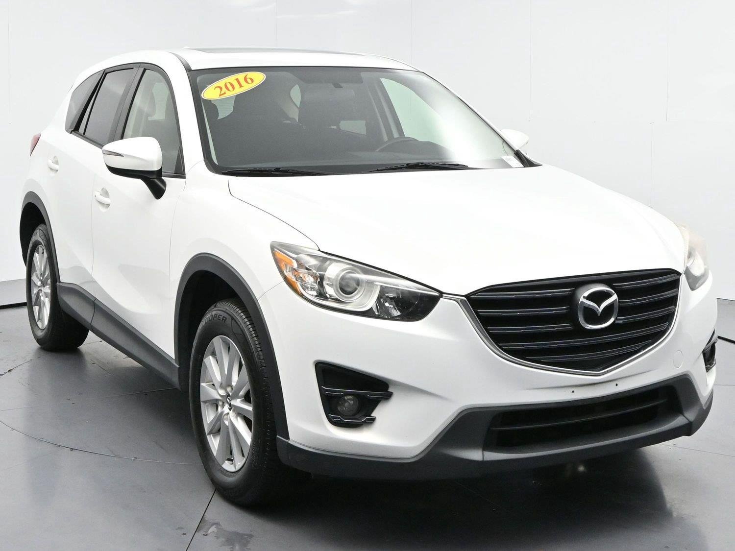 Used 2016 Crystal White Pearl Mica Mazda Touring image 2