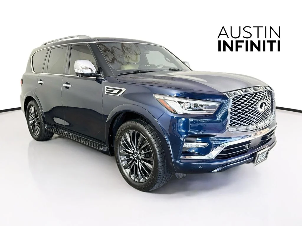 Certified Used 2022 Blue INFINITI Sensory image 1